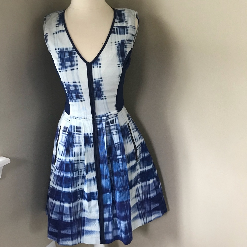 AnthropologiePlentybyTracyReese TieDyeBlue Dress S